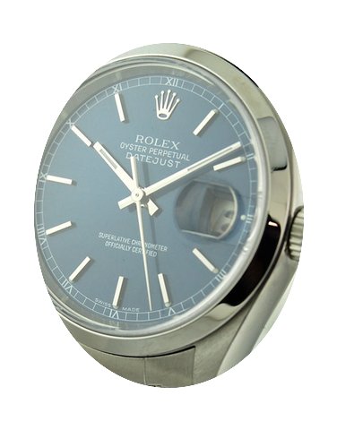 Rolex Datejust 36mm Blue Stick Dial Ref....