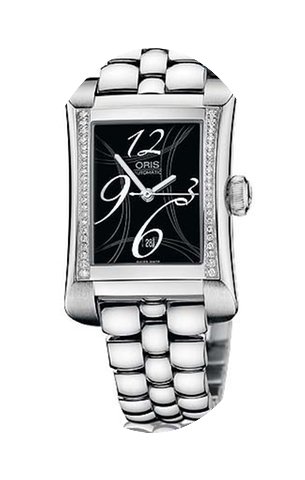 Oris Diamond Rectangular Date diamond...