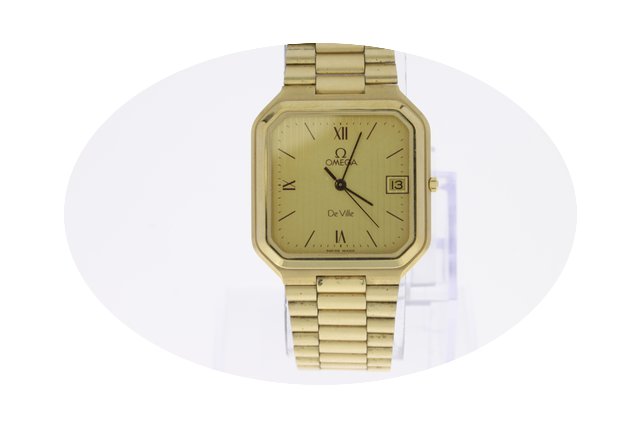 Omega De Ville Quartz Gold Plated...