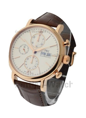 IWC Porofino Chronograph 42mm Mens Autom...
