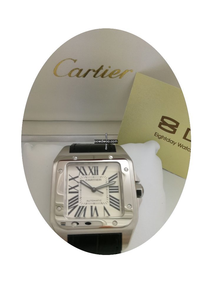 Cartier Eightday watch Santos 100 W20106...