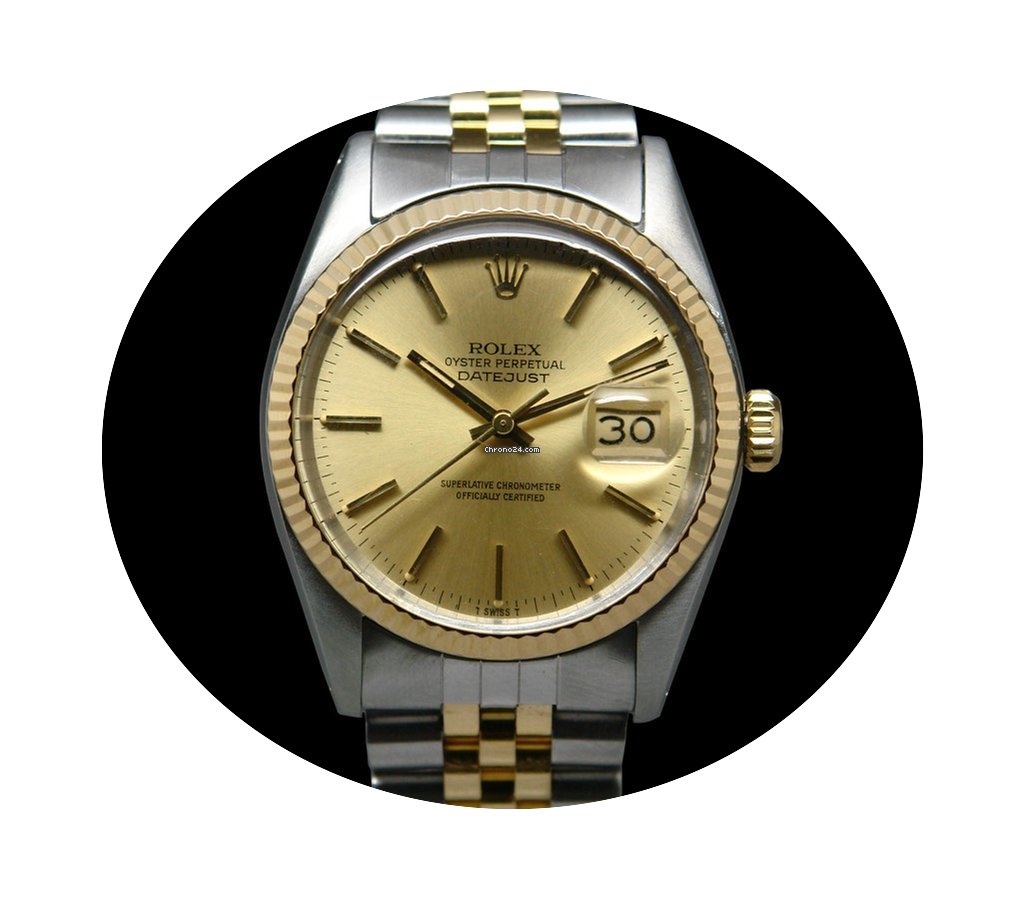 Rolex Datejust 16013 Steel Gold 14kt...