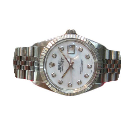 Rolex Datejust Diamond Dial Stainless St...