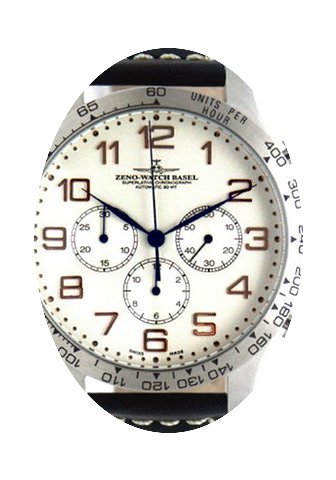 Zeno-Watch Basel OS Tachymeter Pilot Chr...