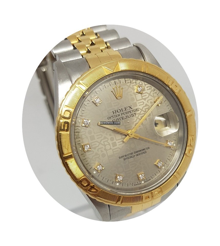 Rolex Datejust Turn-O-Graph, 18K Thunder...