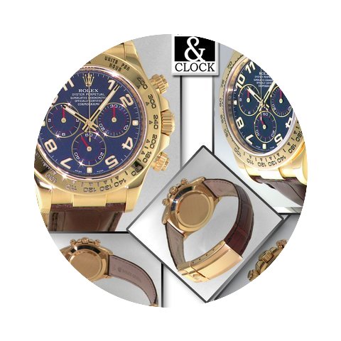 Rolex Daytona oro pelle-Yellow-gold...