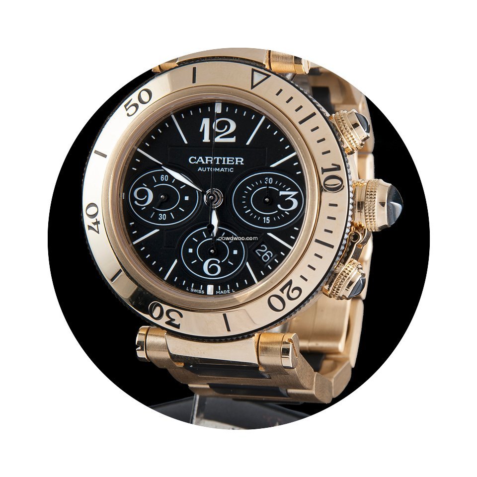 Cartier PASHA SEATIMER CHRONOGRAPH YELLO...