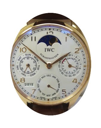 IWC Portuguese Perpetual Moonphase Pink ...