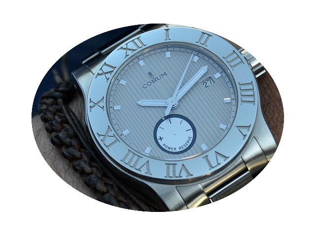 Corum Romulus power reserve automatic St...