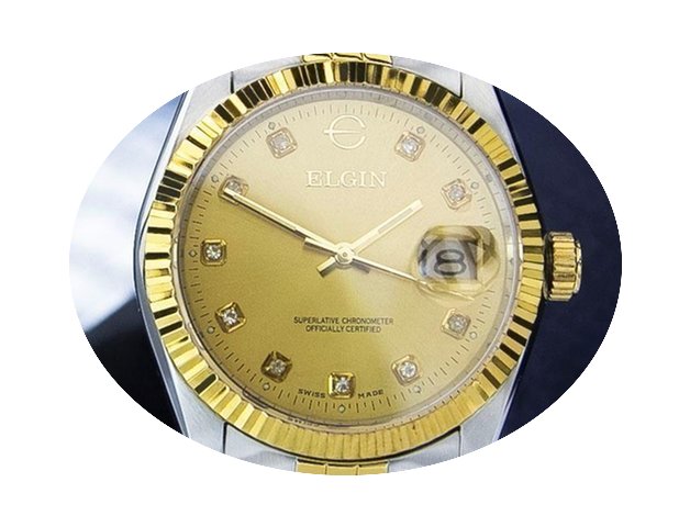 Elgin Luxury Swiss Made Automatic Gold P...