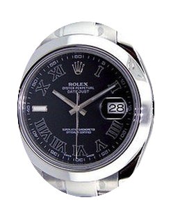 Rolex Datejust II 116300-BLKRSO Black Ro...