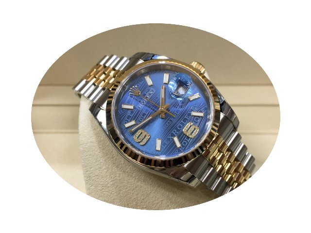 Rolex 116233 32BRA Datejust gold & S...