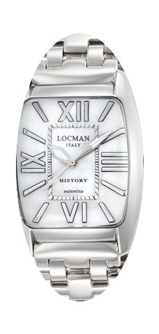Locman History 488N00MWFNK0BR0 Steel Pea...