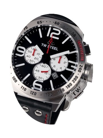 TW Steel CS8 Canteen Leather Chronograph...
