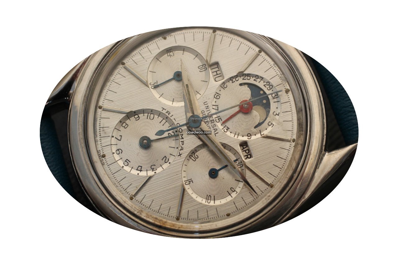 Universal Genève tri compax waterproof ...