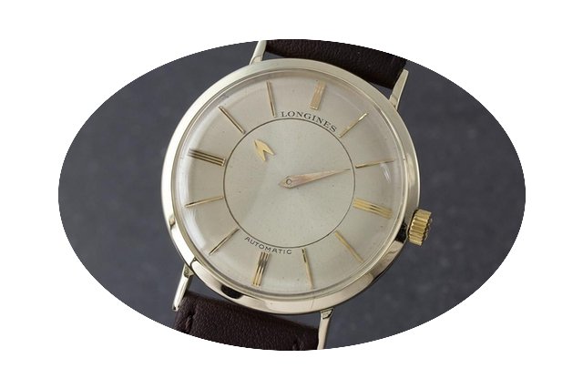 Longines 14k (0,585) Gold Admiral Automa...