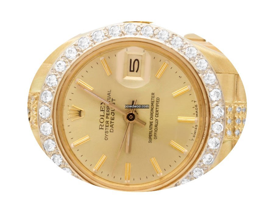 Rolex Ladies 26mm 18k Yellow Gold Rolex ...
