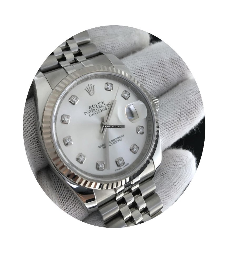 Rolex Datejust 116234 'g' Diamond Dial -...