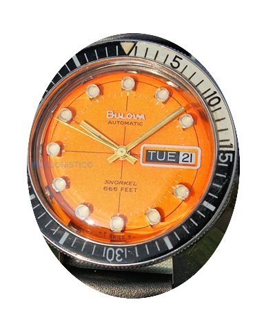 Bulova Snorkel Diver 666 Feet Sub Automa...