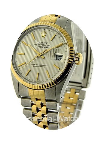Rolex Used Mens 2 Tone Datejust...
