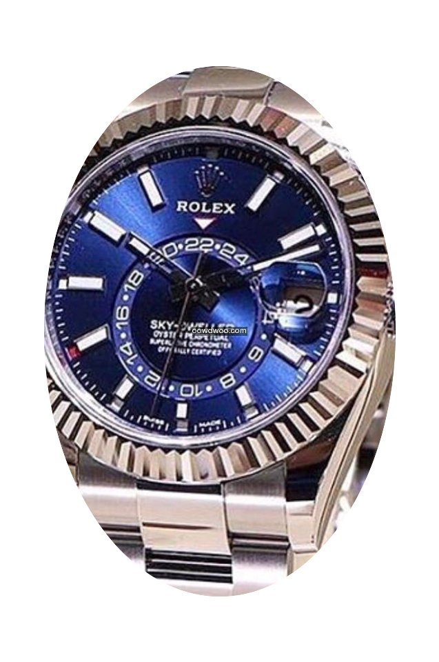 Rolex 326934 Sky-Dweller Steel Blue Dial...