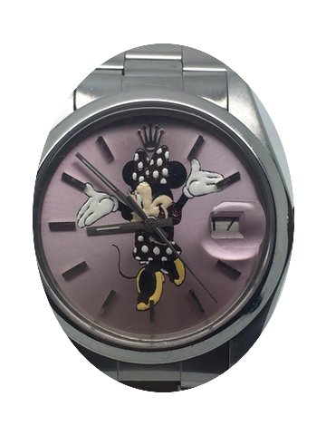 Rolex DATE 34MM AUTOMATIC MINNIE DIAL VE...