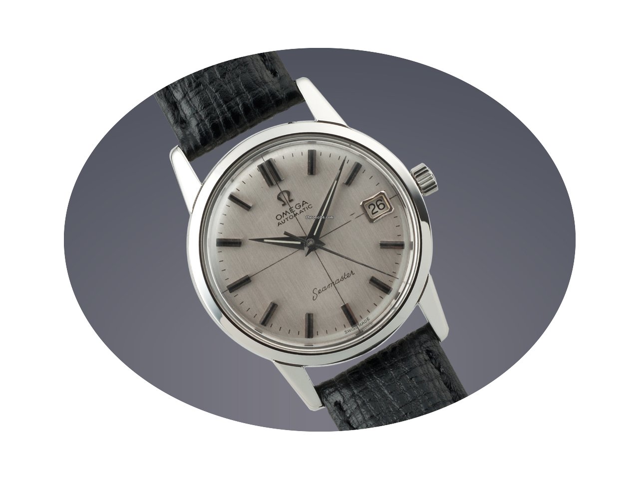 Omega Seamaster watch steel automatic...