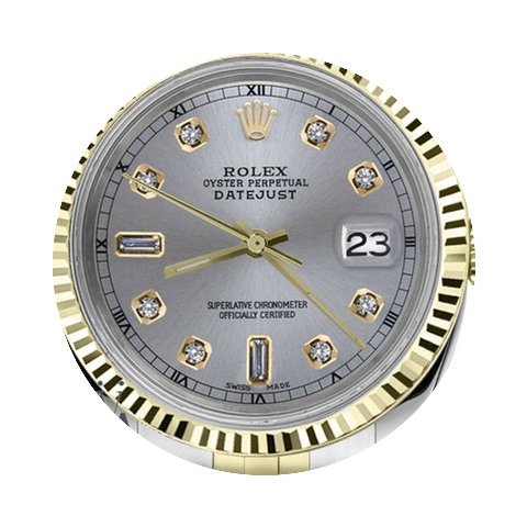 Rolex Men`s Rolex 36mm Datejust2tone Sla...