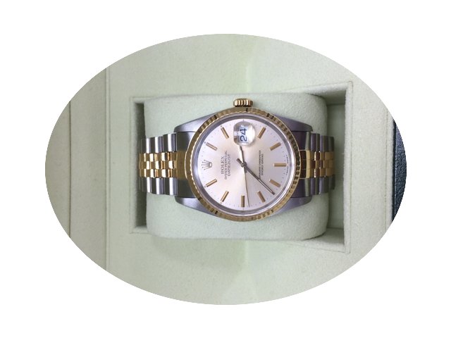 Rolex two tone date just watch...
