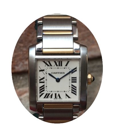 Cartier Tank Francaise misura media donn...