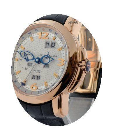 Ulysse Nardin GMT Perpetual 18k Rose Gol...