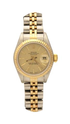 Rolex Date just Automatic Two Tone 26mm ...