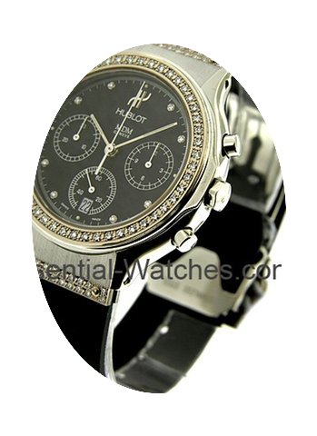 Hublot Elegant Chronograph in Steel with...