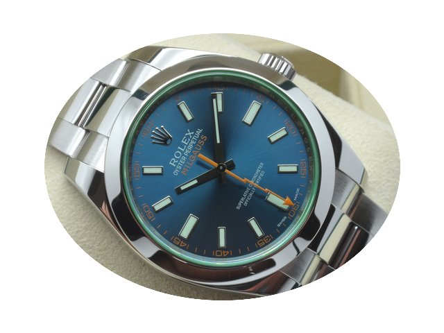 Rolex 116400 GV Milgauss Blue...