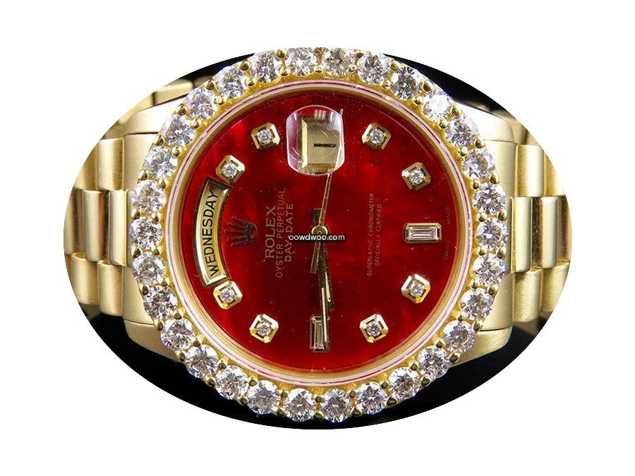 Rolex 18K Mens Yellow Gold Rolex Preside...