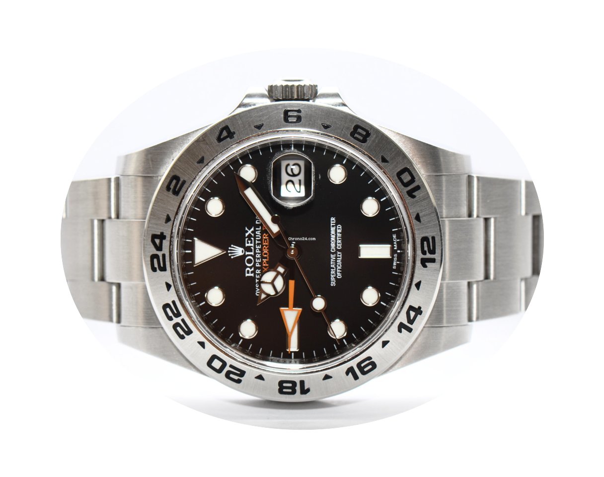 Rolex Explorer II Stahl 2012 LC 100 Papi...