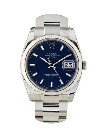 Rolex Date 34mm In Acciaio Ref. 115234...