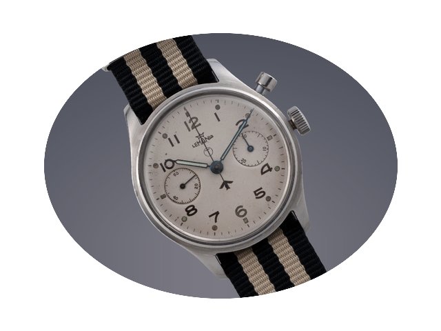 Lemania Royal Navy Military Chronograph...