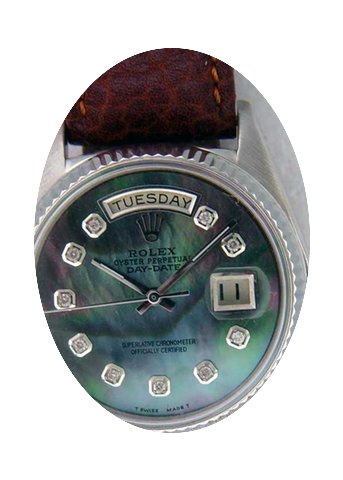 Rolex Mens President White Gold Watch On...