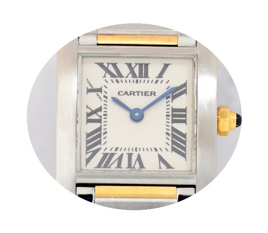 Cartier Tank Francaise Lady Stahl / Gold...
