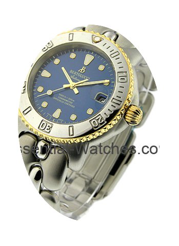 Bertolucci Men's 2 Tone Diver on Bracele...