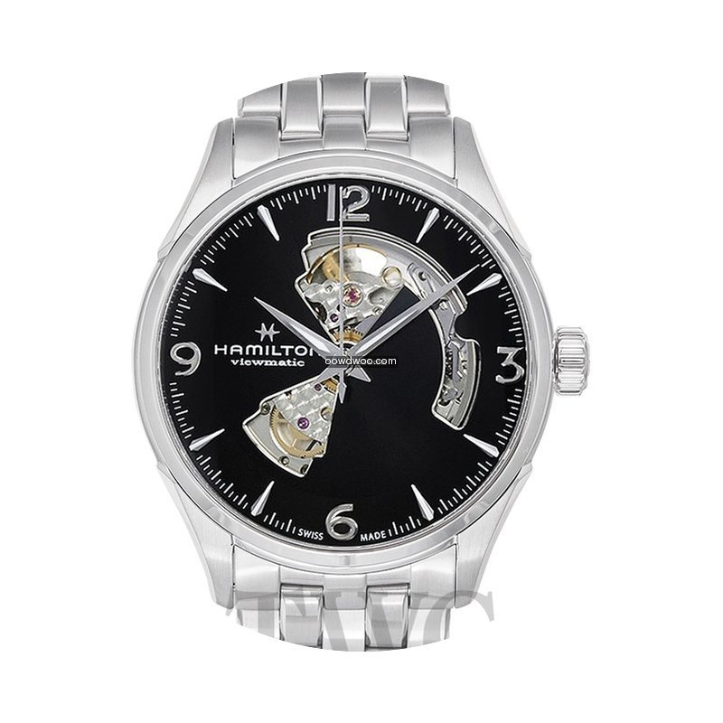 Hamilton Jazzmaster Open Heart Auto Blac...