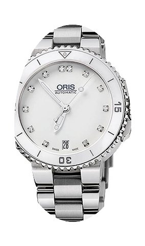 Oris Aquis Date Diamonds Ladies Watch...