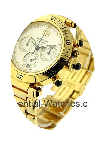 Cartier PASHA 38mm Yellow Gold Chronogra...