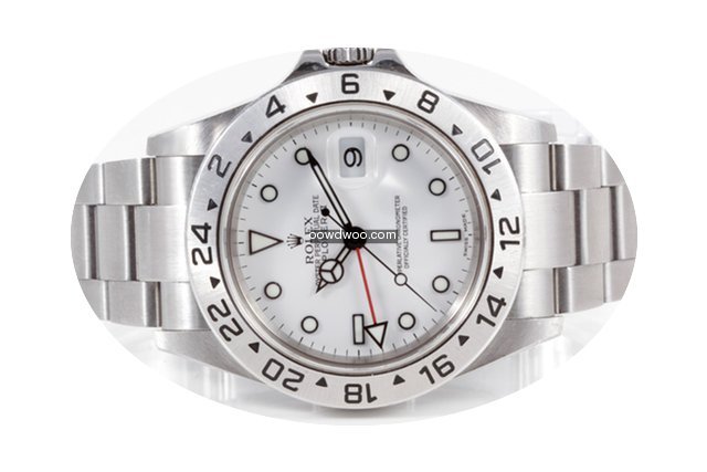 Rolex Mens Stainless Steel Explorer II -...