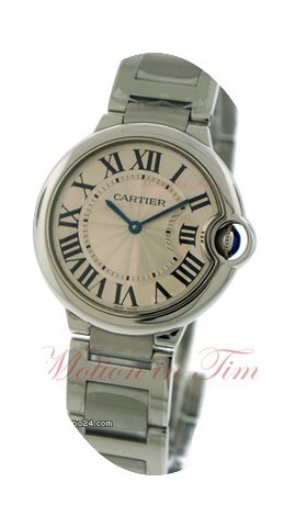 Cartier Ballon Bleu Medium, Silver Dial ...
