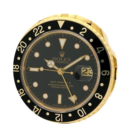 Rolex GMT-Master II 18k Yellow Gold Blac...