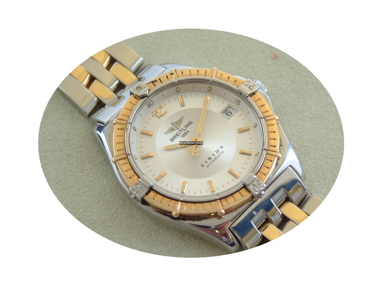 Breitling Sirius Herrenuhr 36 mm Stahl G...