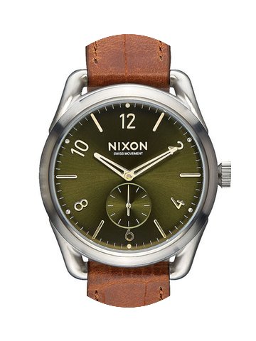 Nixon A459-1888 C39 Leather Saddle Gator...