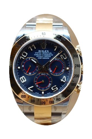 Rolex [NEW] Daytona 116523 2-Tone Blue A...
